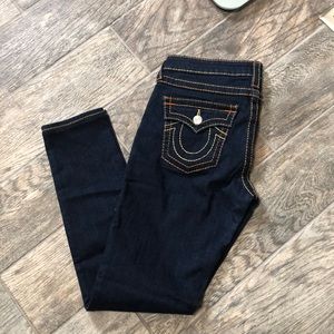 True Religion size 30, super skinny jeans